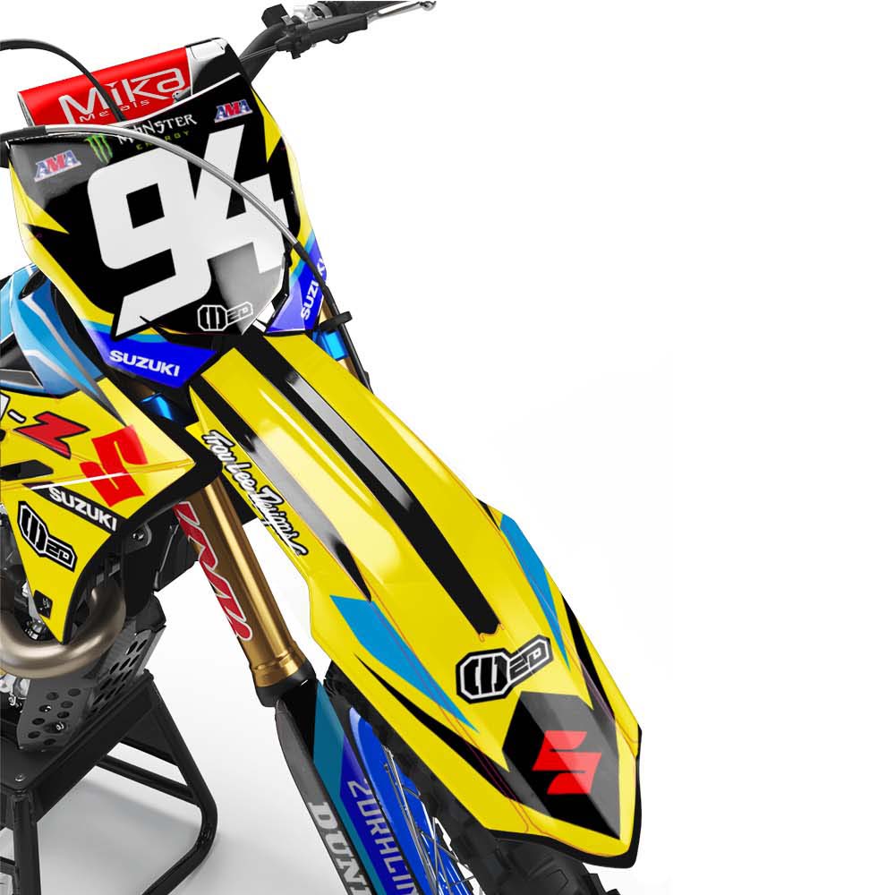 Pochoir Motocross / Dirtbike 30x30 Cm Réutilisable | Pour Peinture Sur Bois, Mur, Tissu, Meuble - Avec Pinceau Inclus