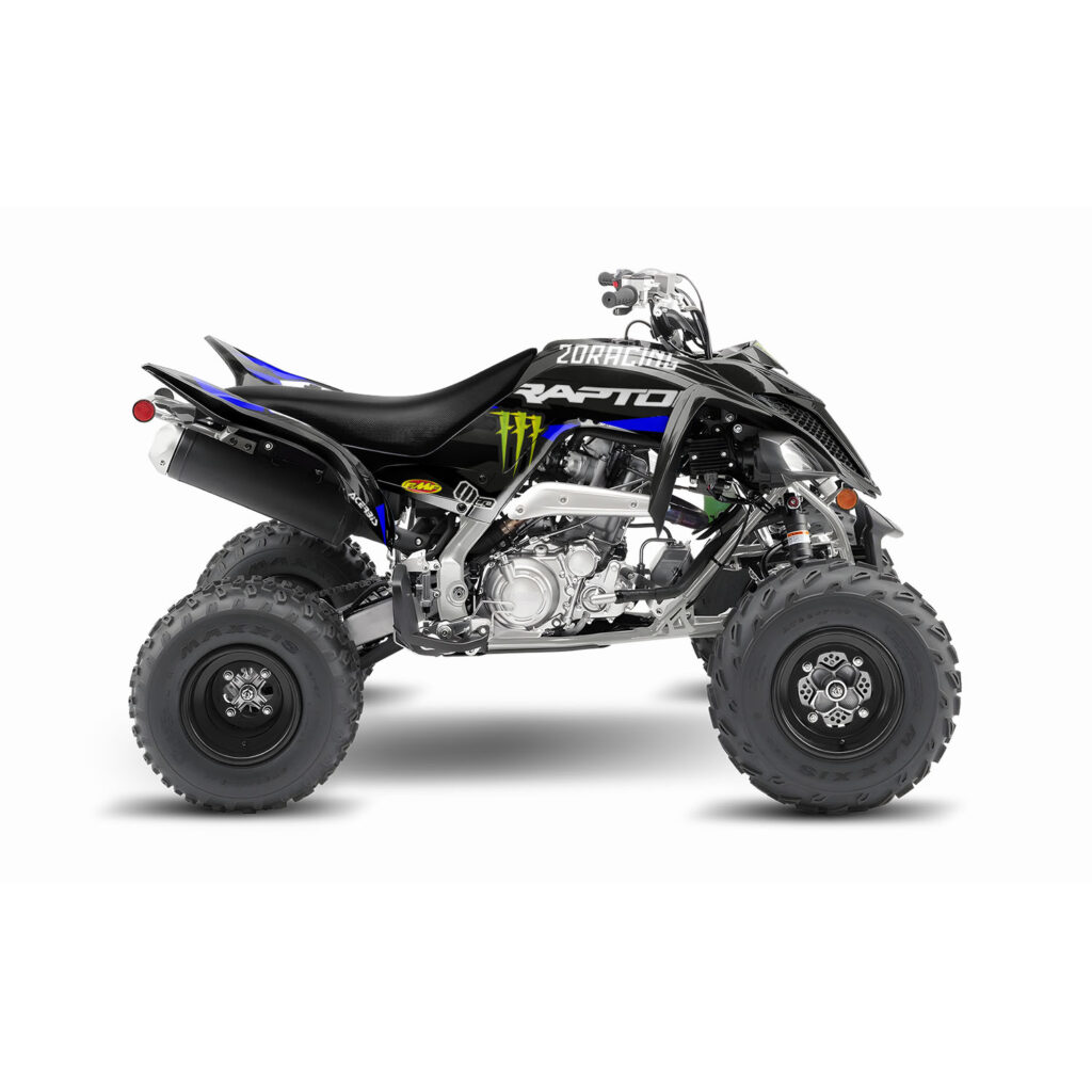 Kit Graphique Yamaha Raptor 700/700R – Décalcomanie Bleue 2013-2024