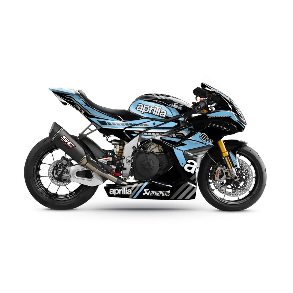 Kit Ailerons Aérodynamiques Pour Aprilia RS457 2024 | 4 Pièces | Matière ABS | Améliore Stabilité Et Look | Facile à Coller - 11