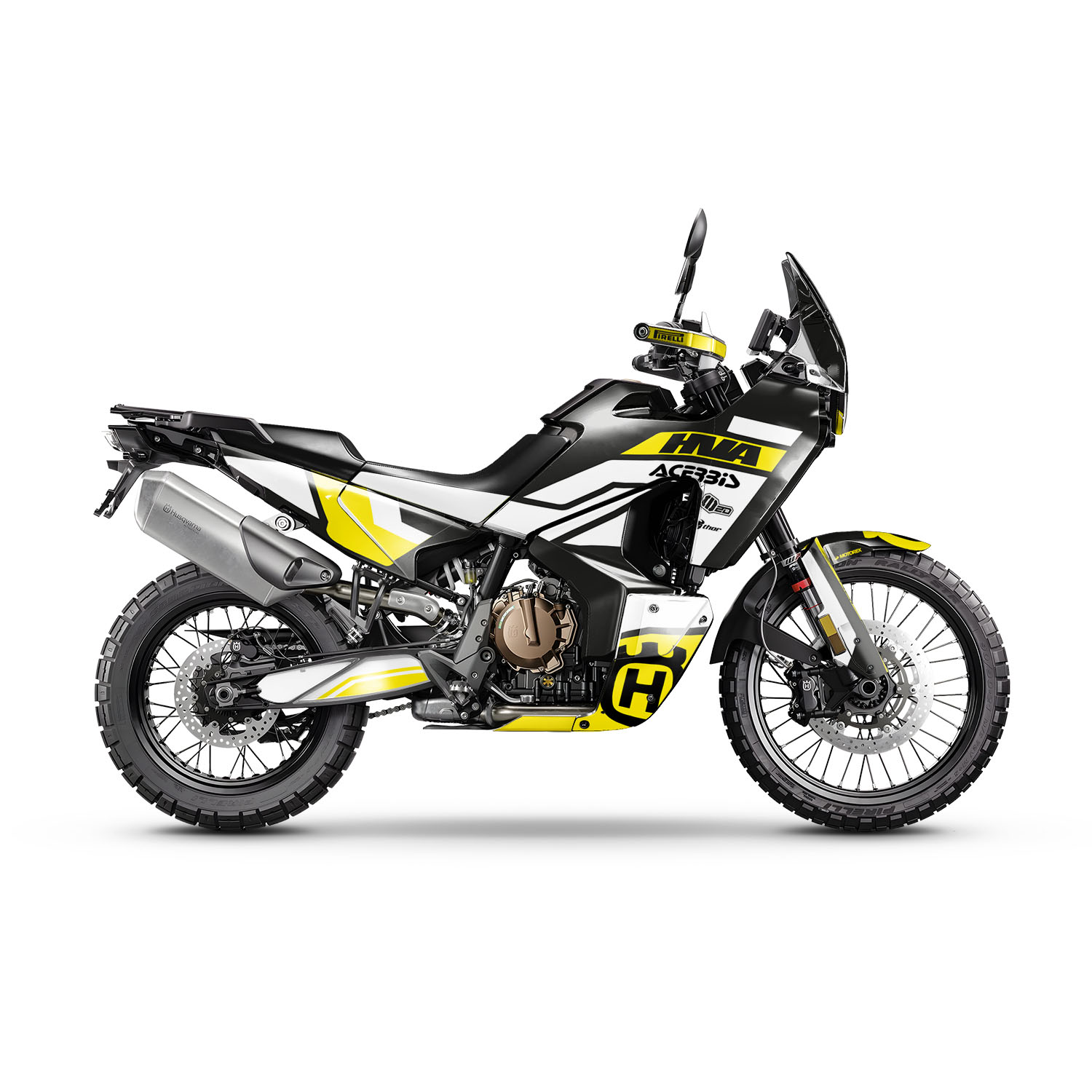 Kit déco Routière - HUSQVARNA - NORDEN 901 - 2DR4 - YELLOW