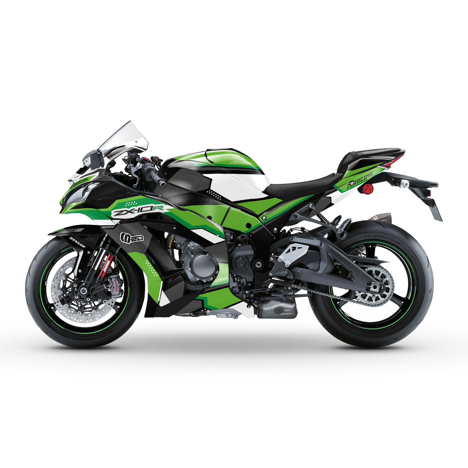 Kit déco Routière - KAWASAKI - NINJA 300 - 2DR4 - GREY