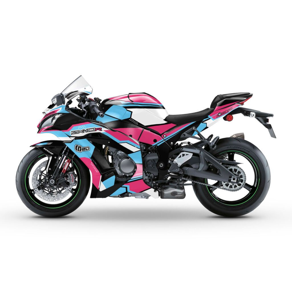 Kit déco Routière KAWASAKI NINJA 300 2DR4 PINK